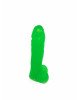 Крафтове мило-член із присоскою Чистий Кайф Green size L, натуральне Крафтове мило-член із присоскою Чистий Кайф Green size L, натуральне