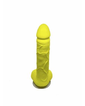 Крафтове мило-член із присоскою Чистий Кайф Yellow size L, натуральне Крафтове мило-член із присоскою Чистий Кайф Yellow size L, натуральне