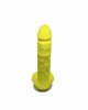 Крафтове мило-член із присоскою Чистий Кайф Yellow size L, натуральне Крафтове мило-член із присоскою Чистий Кайф Yellow size L, натуральне