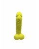Крафтове мило-член із присоскою Чистий Кайф Yellow size L, натуральне Крафтове мило-член із присоскою Чистий Кайф Yellow size L, натуральне