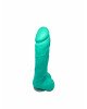 Крафтове мило-член із присоскою Чистий Кайф Turquoise size L, натуральне Крафтове мило-член із присоскою Чистий Кайф Turquoise size L, натуральне