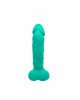 Крафтове мило-член із присоскою Чистий Кайф Turquoise size L, натуральне Крафтове мило-член із присоскою Чистий Кайф Turquoise size L, натуральне