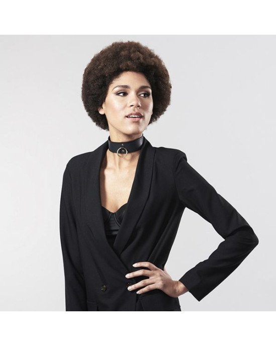 Чокер Bijoux Indiscrets MAZE – Wide Chocker Black