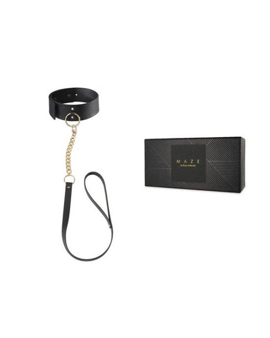 Чокер Bijoux Indiscrets MAZE – Wide Chocker Black