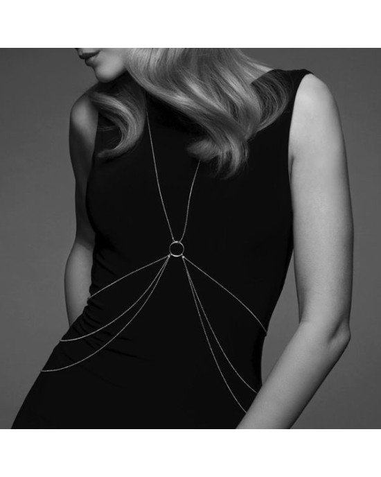 Ланцюжок для тіла Bijoux Indiscrets Magnifique 8 Body Chain - Gold, прикраса для тіла Ланцюжок для тіла Bijoux Indiscrets Magnifique 8 Body Chain - Gold, прикраса для тіла
