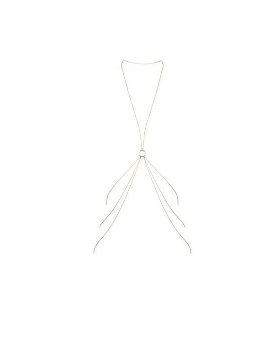 Ланцюжок для тіла Bijoux Indiscrets Magnifique 8 Body Chain - Gold, прикраса для тіла Ланцюжок для тіла Bijoux Indiscrets Magnifique 8 Body Chain - Gold, прикраса для тіла