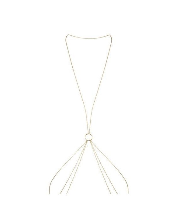 Ланцюжок для тіла Bijoux Indiscrets Magnifique 8 Body Chain - Gold, прикраса для тіла Ланцюжок для тіла Bijoux Indiscrets Magnifique 8 Body Chain - Gold, прикраса для тіла