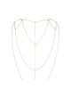 Ланцюжок для спини Bijoux Indiscrets Magnifique Back and Cleavage Chain - Gold, прикраса для тіла Ланцюжок для спини Bijoux Indiscrets Magnifique Back and Cleavage Chain - Gold, прикраса для тіла