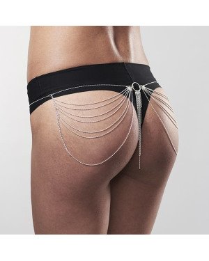 Ланцюжок трусики або ліф Bijoux Indiscrets Magnifique Waist Chain - silver, прикраса на тіло