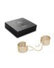 Наручники Bijoux Indiscrets Desir Metallique Handcuffs - Gold, металеві, стильні браслети