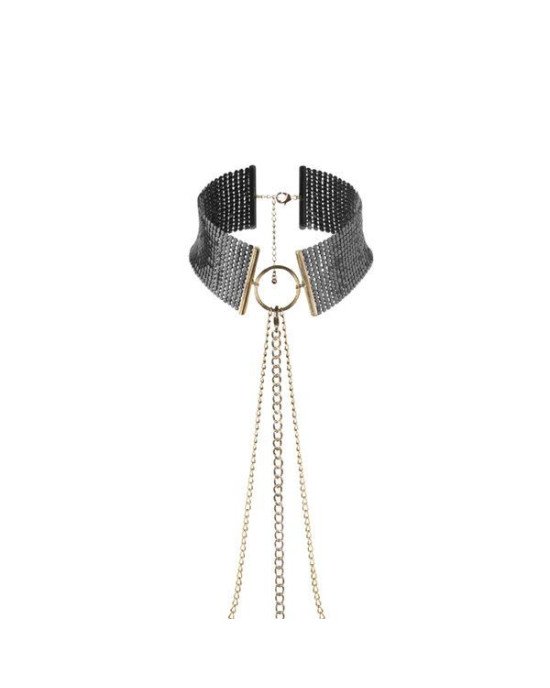 Намисто-комір Bijoux Indiscrets Desir Metallique Collar - Black Намисто-комір Bijoux Indiscrets Desir Metallique Collar - Black