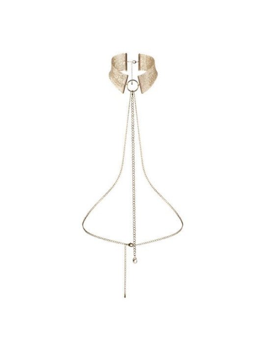 Намисто-комір Bijoux Indiscrets Desir Metallique Collar - Gold Намисто-комір Bijoux Indiscrets Desir Metallique Collar - Gold