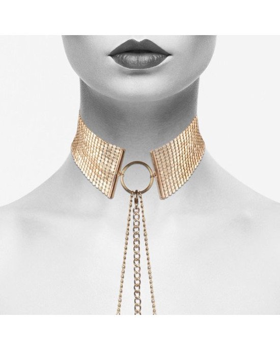 Намисто-комір Bijoux Indiscrets Desir Metallique Collar - Gold Намисто-комір Bijoux Indiscrets Desir Metallique Collar - Gold