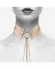 Намисто-комір Bijoux Indiscrets Desir Metallique Collar - Gold Намисто-комір Bijoux Indiscrets Desir Metallique Collar - Gold