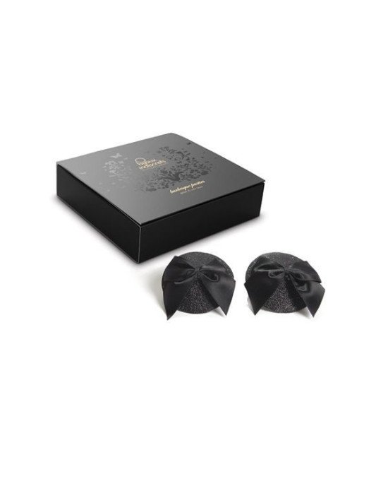 Пестіс Bijoux Indiscrets Burlesque pasties GLITTER and BOW Пестіс Bijoux Indiscrets Burlesque pasties GLITTER and BOW