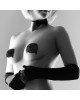 Пестіс Bijoux Indiscrets Burlesque pasties GLITTER and BOW Пестіс Bijoux Indiscrets Burlesque pasties GLITTER and BOW