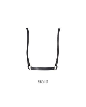 Портупея Bijoux Indiscrets MAZE - X Harness Black, екошкіра
