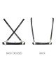 Портупея Bijoux Indiscrets MAZE - X Harness Black, екошкіра Портупея Bijoux Indiscrets MAZE - X Harness Black, екошкіра