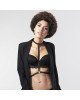 Портупея Bijoux Indiscrets MAZE - I Harness Black, екошкіра, дуже стильна