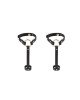Пара браслетів на зап'ясті і палець Bijoux Indiscrets MAZE Hand Bracelet Harness Black, екошкіра Пара браслетів на зап'ясті і палець Bijoux Indiscrets MAZE Hand Bracelet Harness Black, екошкіра