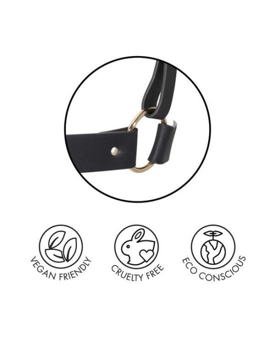 Портупея Bijoux Indiscrets MAZE — Halter Bra Harness Black Портупея Bijoux Indiscrets MAZE — Halter Bra Harness Black