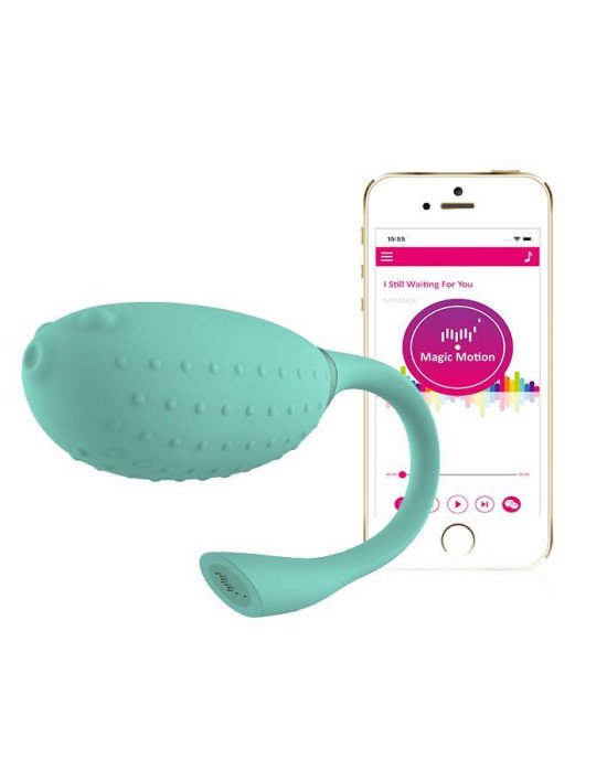 Смарт-віброяйце Magic Motion Fugu Green, глибока вібрація Смарт-віброяйце Magic Motion Fugu Green, глибока вібрація