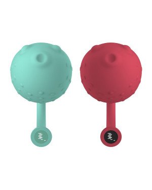 Смарт-віброяйце Magic Motion Fugu Red, глибока вібрація Смарт-віброяйце Magic Motion Fugu Red, глибока вібрація