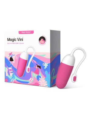 Смарт-віброяйце Magic Motion Vini Pink, керування зі смартфона