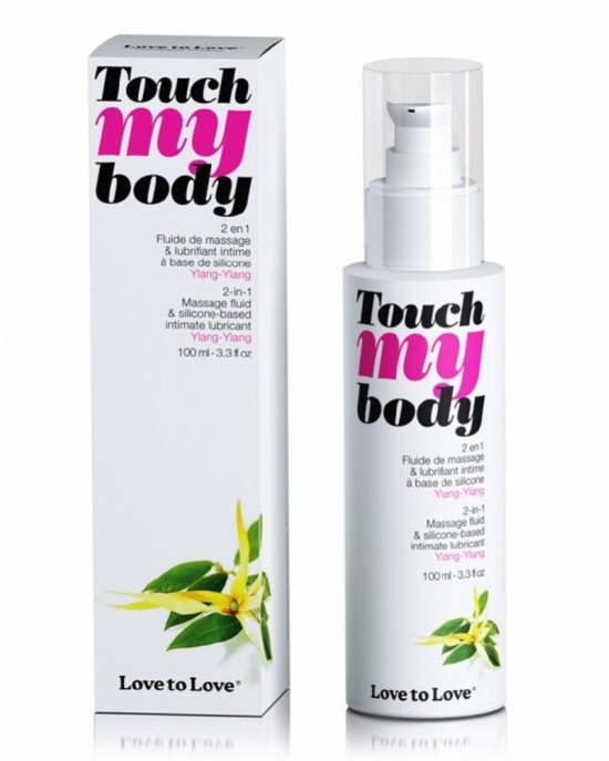 Масажний гель і змазка 2-в-1 Love To Love TOUCH MY BODY Ylang-Ylang (100 мл) зволожуючий Масажний гель і змазка 2-в-1 Love To Love TOUCH MY BODY Ylang-Ylang (100 мл) зволожуючий