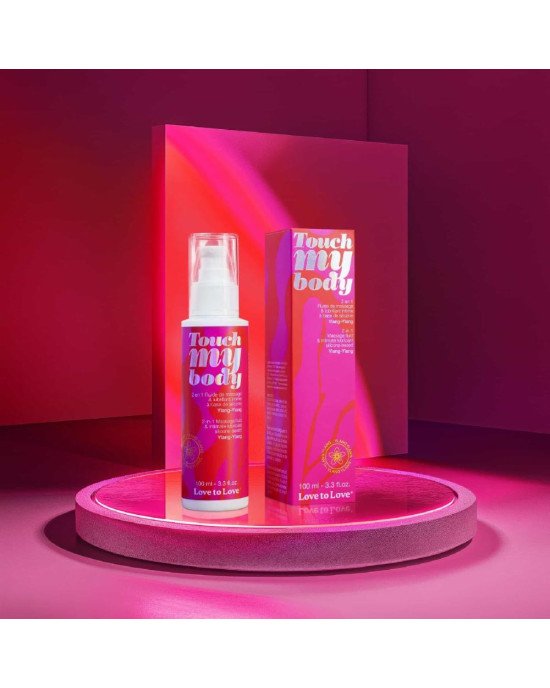 Масажний гель і змазка 2-в-1 Love To Love TOUCH MY BODY Ylang-Ylang (100 мл) зволожуючий Масажний гель і змазка 2-в-1 Love To Love TOUCH MY BODY Ylang-Ylang (100 мл) зволожуючий