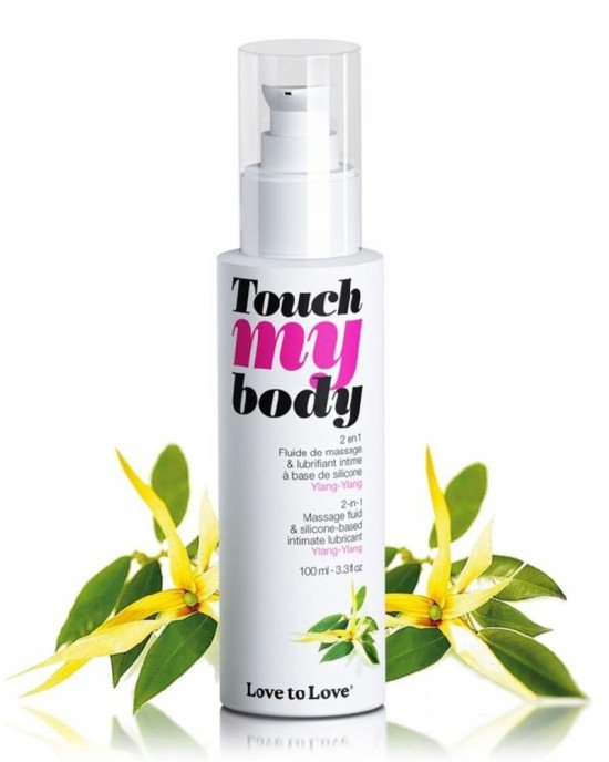 Масажний гель і змазка 2-в-1 Love To Love TOUCH MY BODY Ylang-Ylang (100 мл) зволожуючий Масажний гель і змазка 2-в-1 Love To Love TOUCH MY BODY Ylang-Ylang (100 мл) зволожуючий