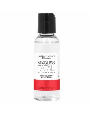 Лубрикант на силіконовій основі MixGliss FATAL - VALVET ROSE (50 мл) з ароматом оксамитової троянди