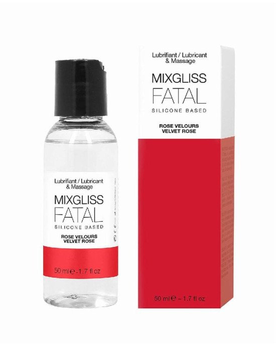 Лубрикант на силіконовій основі MixGliss FATAL - VALVET ROSE (50 мл) з ароматом оксамитової троянди Лубрикант на силіконовій основі MixGliss FATAL - VALVET ROSE (50 мл) з ароматом оксамитової троянди