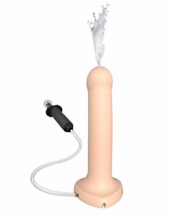 Фалоімітатор, що кінчає Strap-On-Me Dildo Cum Flesh, діаметр 3,6 см, силікон, насадка для страпону Фалоімітатор, що кінчає Strap-On-Me Dildo Cum Flesh, діаметр 3,6 см, силікон, насадка для страпону