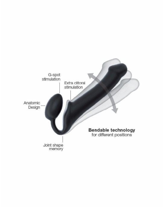 Безремінний страпон Strap-On-Me Violet XL, повністю регульований, діаметр 4,5 см Безремінний страпон Strap-On-Me Violet XL, повністю регульований, діаметр 4,5 см