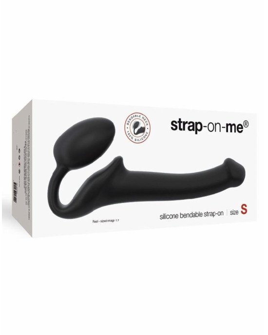 Безремінний страпон Strap-On-Me Black S, повністю регульований, діаметр 2,7 см Безремінний страпон Strap-On-Me Black S, повністю регульований, діаметр 2,7 см