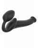 Безремінний страпон Strap-On-Me Black M, повністю регульований, діаметр 3,3 см Безремінний страпон Strap-On-Me Black M, повністю регульований, діаметр 3,3 см