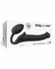 Безремінний страпон Strap-On-Me Black M, повністю регульований, діаметр 3,3 см Безремінний страпон Strap-On-Me Black M, повністю регульований, діаметр 3,3 см