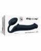 Безремінний страпон Strap-On-Me Black L, повністю регульований, діаметр 3,7 см Безремінний страпон Strap-On-Me Black L, повністю регульований, діаметр 3,7 см