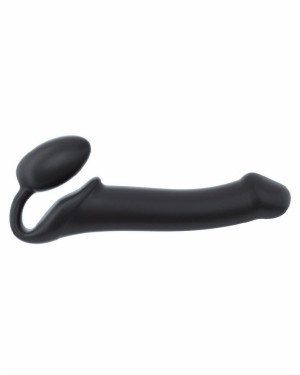 Безремінний страпон Strap-On-Me Black L, повністю регульований, діаметр 3,7 см