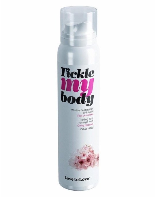 Масажна піна Love To Love TICKLE MY BODY Cherry Blossom (150 мл) зволожувальна Масажна піна Love To Love TICKLE MY BODY Cherry Blossom (150 мл) зволожувальна