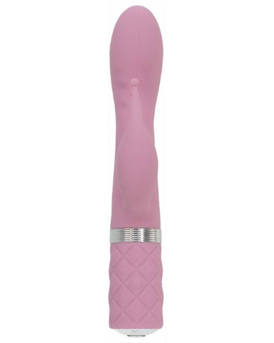 Розкішний вібратор-кролик Pillow Talk - Kinky Pink з кристалом Сваровські, потужний Розкішний вібратор-кролик Pillow Talk - Kinky Pink з кристалом Сваровські, потужний