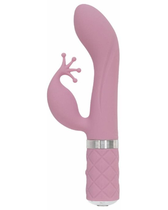Розкішний вібратор-кролик Pillow Talk - Kinky Pink з кристалом Сваровські, потужний Розкішний вібратор-кролик Pillow Talk - Kinky Pink з кристалом Сваровські, потужний