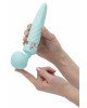 Вібромасажер 2в1 PILLOW TALK - Sultry Teal, класичний масажер і вібратор з ротацією, підігрів Вібромасажер 2в1 PILLOW TALK - Sultry Teal, класичний масажер і вібратор з ротацією, підігрів