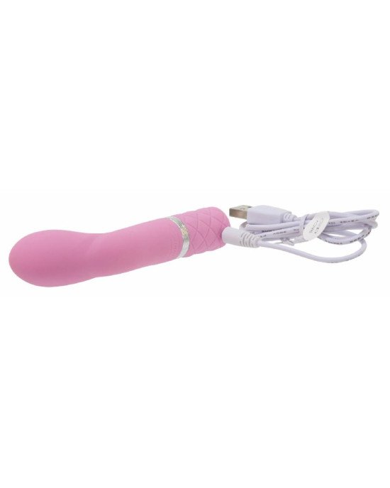 Розкішний вібратор Pillow Talk - Racy Pink з кристалом Сваровські для точки G, подарункова упаковка Розкішний вібратор Pillow Talk - Racy Pink з кристалом Сваровські для точки G, подарункова упаковка