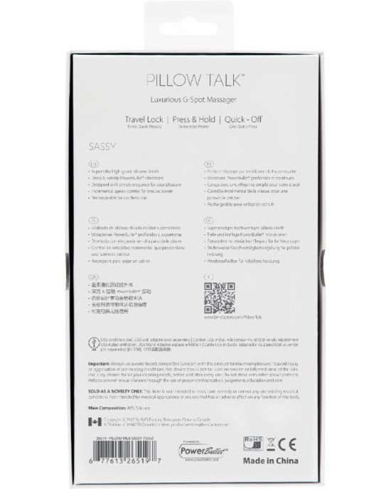 Розкішний вібратор Pillow Talk - Sassy Teal з кристалом Сваровські для точки G, подарункова упаковка Розкішний вібратор Pillow Talk - Sassy Teal з кристалом Сваровські для точки G, подарункова упаковка