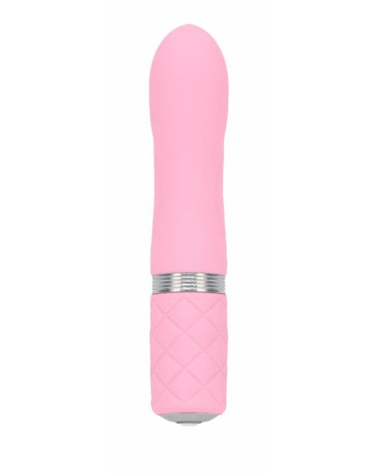 Розкішний вібратор PILLOW TALK - Flirty Pink з кристалом Сваровські, гнучка голівка Розкішний вібратор PILLOW TALK - Flirty Pink з кристалом Сваровські, гнучка голівка