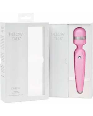 Розкішний вібромасажер PILLOW TALK - Cheeky Pink з кристалом Swarovsky, плавне підвищення потужності Розкішний вібромасажер PILLOW TALK - Cheeky Pink з кристалом Swarovsky, плавне підвищення потужності