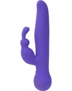 Вібратор-кролик з сенсорним управлінням і ротацією Touch by SWAN - Duo Purple, глибока вібрація