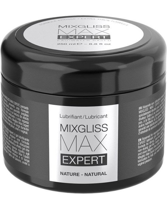 Густа змазка для фістинга і анального сексу MixGliss MAX Expert Nature (250 мл) на водній основі Густа змазка для фістинга і анального сексу MixGliss MAX Expert Nature (250 мл) на водній основі